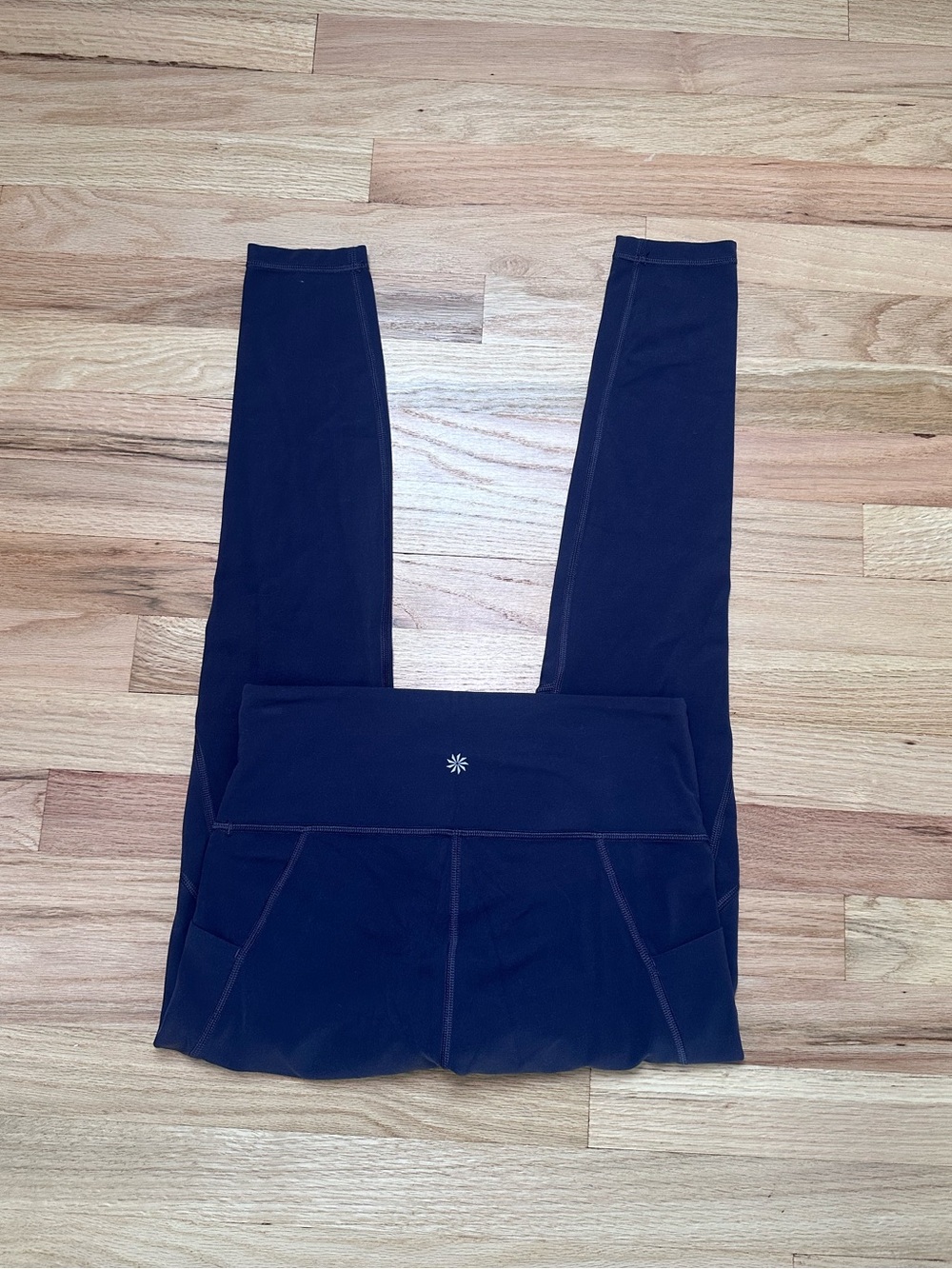 Athleta Salutation Stash Tight in Charcoal Gray